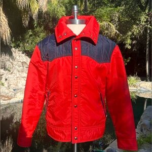 Vintage White Stag Red Puffer Jacket (Size L)